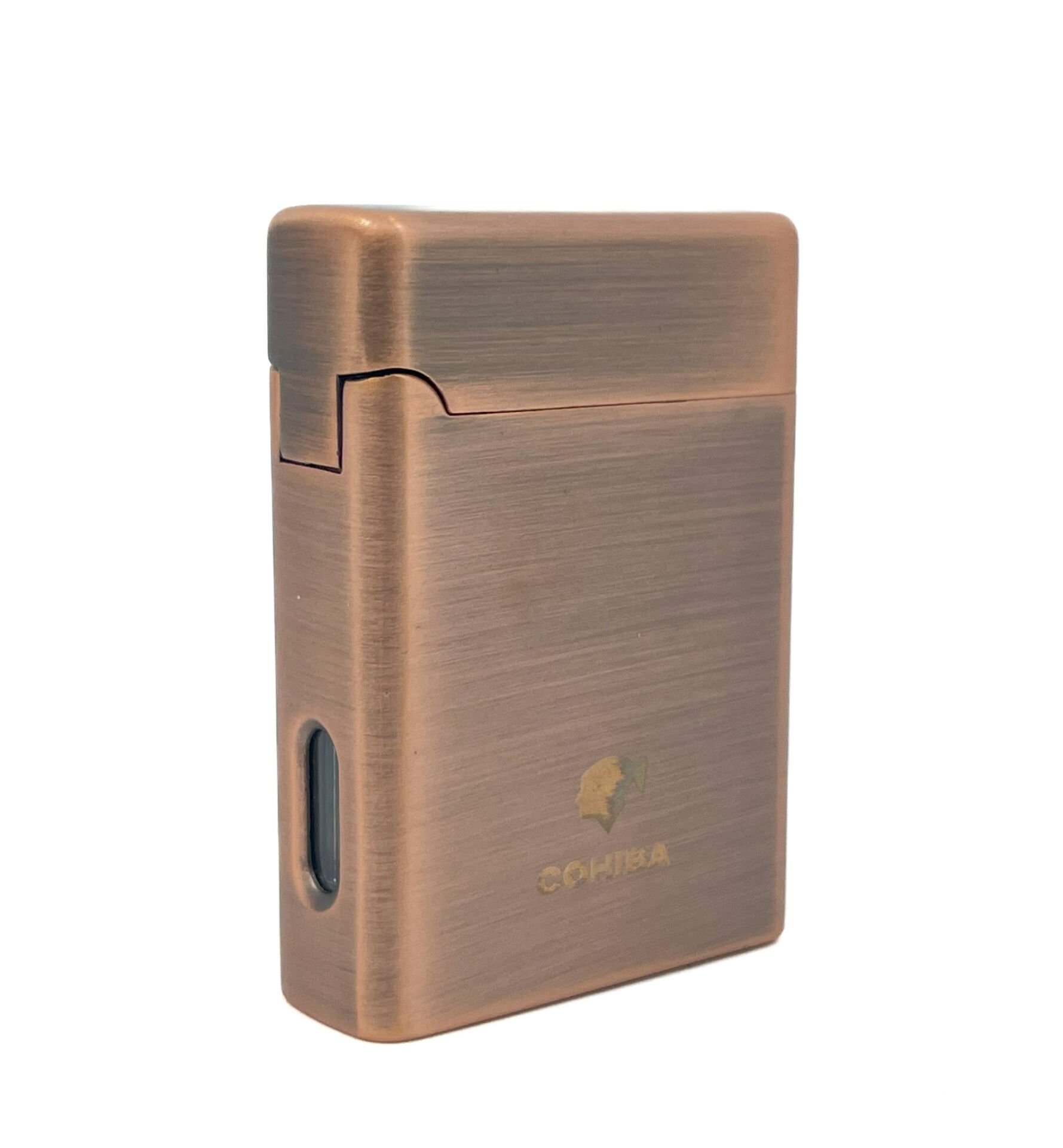 Cohiba Çift Torch Jet Alev Puro Çakmağı - Bronz Renk