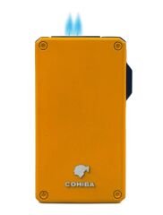 Cohiba Çift Torch Jet Alev Puro Çakmağı - Turuncu