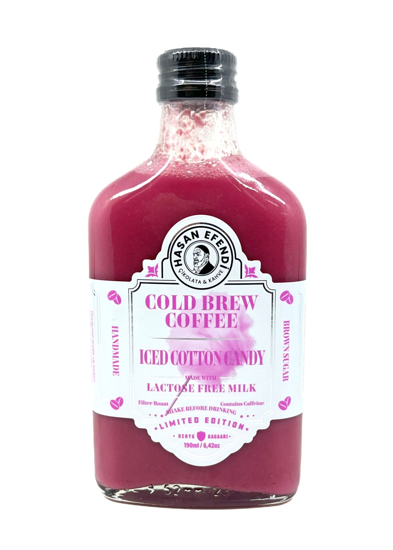 Hasan Efendi  Pamuk Şeker Aromalı Soğuk Demleme Kahve - Iced Cotton Candy Cold Brew Coffee