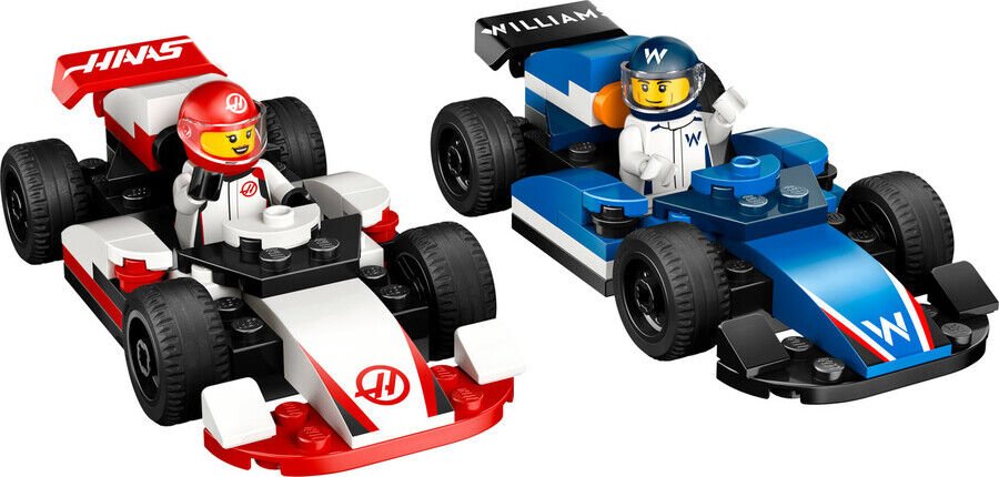 LEGO City F1 Williams Racing ve Haas F1 Yarış Arabaları 60464