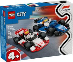 LEGO City F1 Williams Racing ve Haas F1 Yarış Arabaları 60464