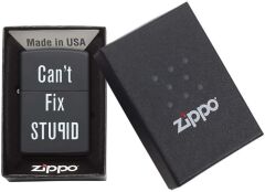 Zippo Can't Fix Stupid - Aptallığı Düzeltemezsin Dizayn Çakmak