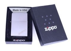 Zippo Satin Chrome Logo Dizayn Çakmak