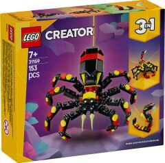 LEGO Creator Vahşi Hayvanlar Şaşırtıcı Örümcek - 3'ü 1 Arada 31159