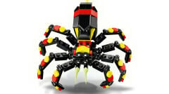 LEGO Creator Vahşi Hayvanlar Şaşırtıcı Örümcek - 3'ü 1 Arada 31159