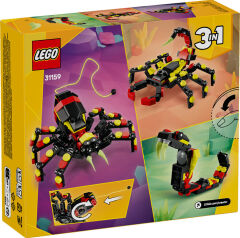 LEGO Creator Vahşi Hayvanlar Şaşırtıcı Örümcek - 3'ü 1 Arada 31159