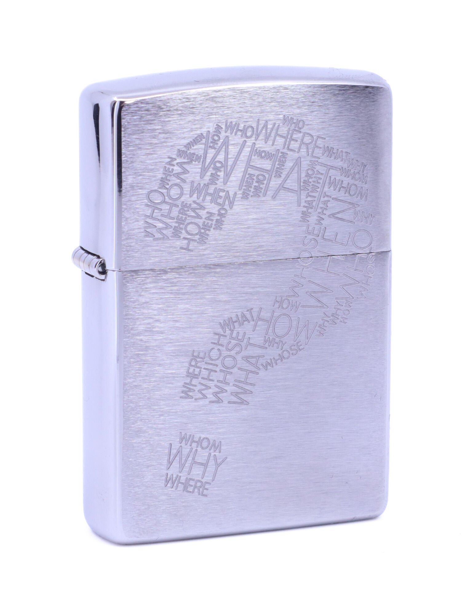 Zippo Question Mark-Words Dizayn Çakmak