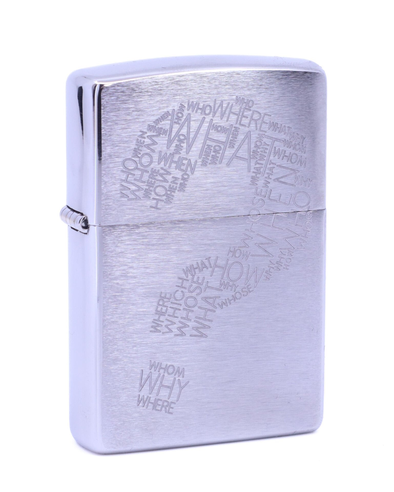 Zippo Question Mark-Words Dizayn Çakmak