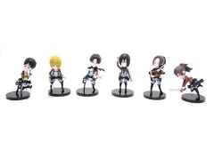 Attack On Titan 6'lı Anime Figür Seti