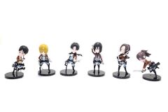 Attack On Titan 6'lı Anime Figür Seti