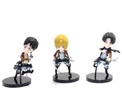 Attack On Titan 6'lı Anime Figür Seti
