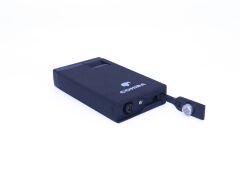 Cohiba Puro Çakmağı Çift Torchlu Jet Alev - Black Crackle/Siyah