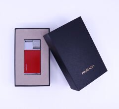 Parmida Puro Çakmağı Tek Torchlu Jet Alev - Kırmızı