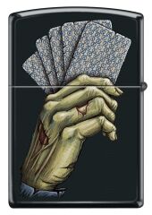 Zippo Dead Man's Hand Black Matte Dizayn Çakmak