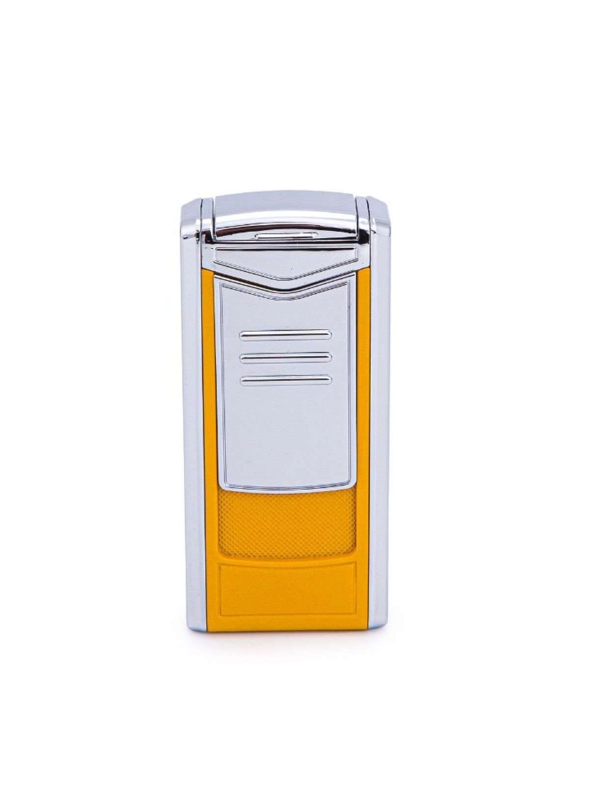 Parmida Puro Çakmağı Üç Torchlu Jet Alev - Sarı/Krom