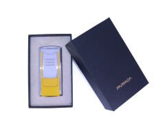 Parmida Puro Çakmağı Üç Torchlu Jet Alev - Sarı/Krom