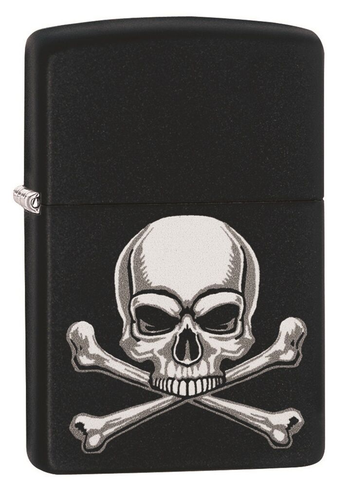 Zippo Skull Crossbones Dizayn Çakmak