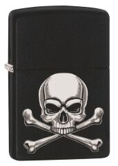 Zippo Skull Crossbones Dizayn Çakmak