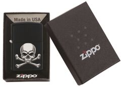 Zippo Skull Crossbones Dizayn Çakmak