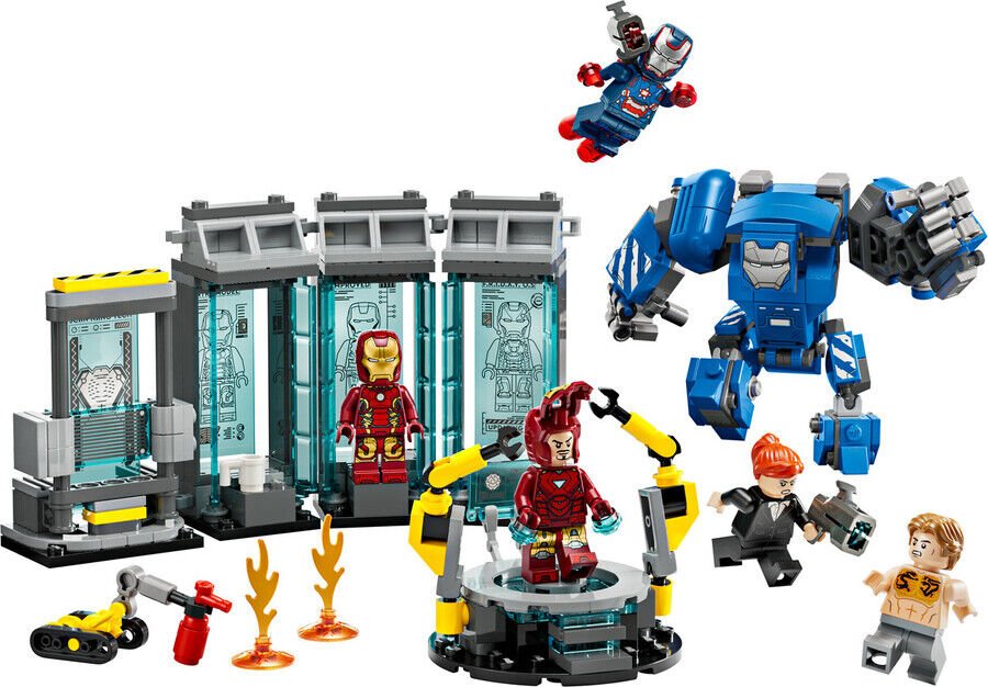 LEGO Marvel Iron Man'in Laboratuvarı Zırh Salonu 76315
