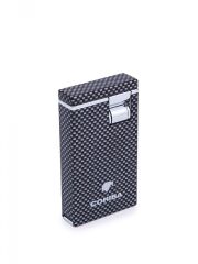 Cohiba Çift Torch Puro Çakmağı - Kareli Karbon