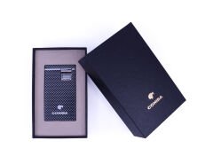 Cohiba Çift Torch Puro Çakmağı - Kareli Karbon