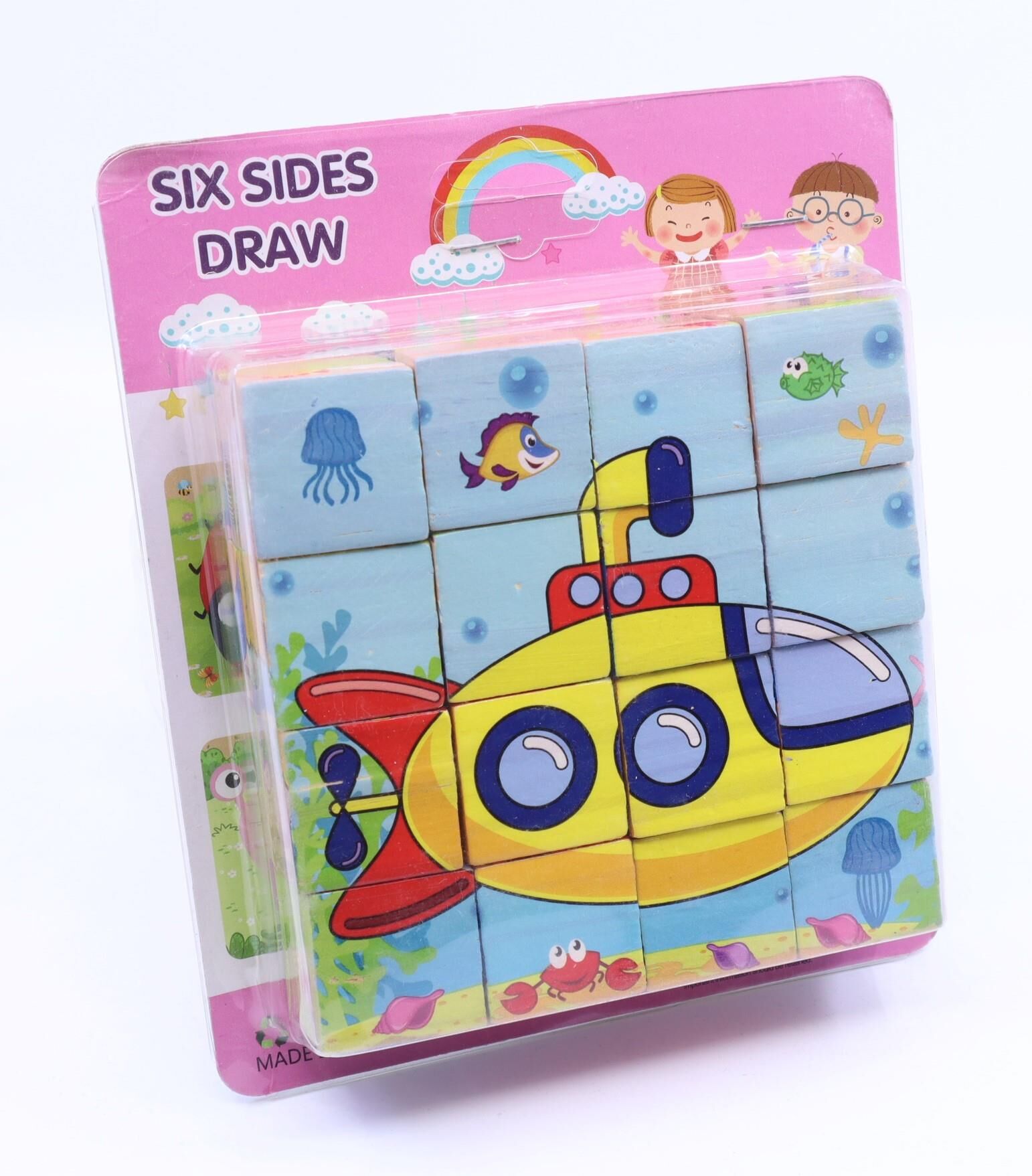 Ahşap Eğitici Oyuncak Yap-Boz Denizaltı