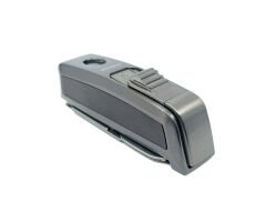 Parmida Puro Makaslı Jet Alev Puro Çakmağı - Füme/Kahverengi