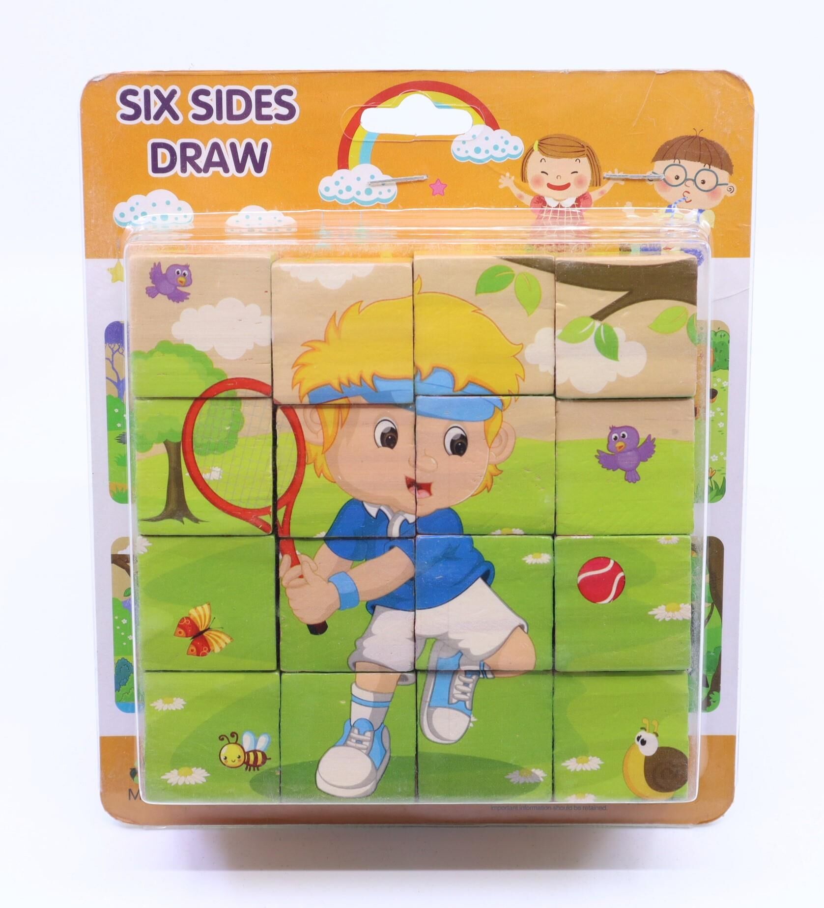 Ahşap Eğitici Oyuncak Yap-Boz Tenisçi Cocuk