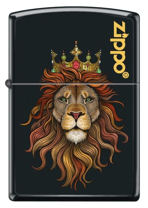 Zippo Crowned Lion Dizayn Çakmak