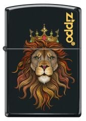 Zippo Crowned Lion Dizayn Çakmak