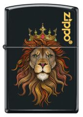Zippo Crowned Lion Dizayn Çakmak