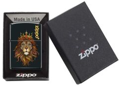 Zippo Crowned Lion Dizayn Çakmak