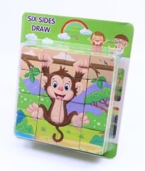 Ahşap Eğitici Oyuncak Yap-Boz Oyuncu Maymun