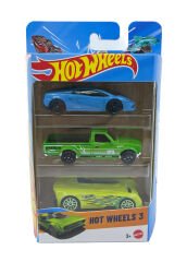 Hot Wheels 3'lü Araba Seti - Set 8