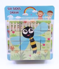 Ahşap Eğitici Oyuncak Yap-Boz Minik Arı