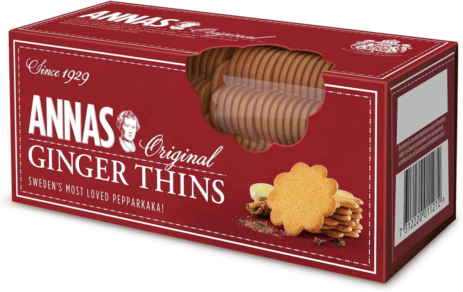 Annas Orginal Ginger Thins Zencefilli Bisküvi-Kurabiye 150 gr
