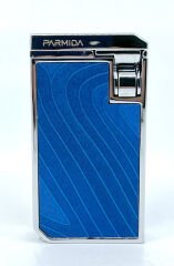 Parmida Çift Torch Puro Çakmağı - Lacivert/Gümüş