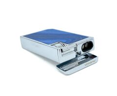 Parmida Çift Torch Puro Çakmağı - Lacivert/Gümüş
