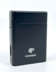 Cohiba Çift Torch Jet Alev Puro Çakmağı - Siyah