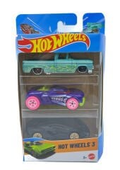 Hot Wheels 3'lü Araba Seti - Set 10