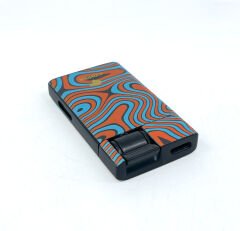 Cohiba Perde Alev Slim Puro Çakmağı - Turuncu/Mavi