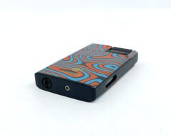 Cohiba Perde Alev Slim Puro Çakmağı - Turuncu/Mavi