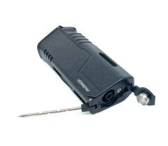 Parmida Üç Torchlu Jet Alev Puro Çakmağı - Kırçıllı Siyah