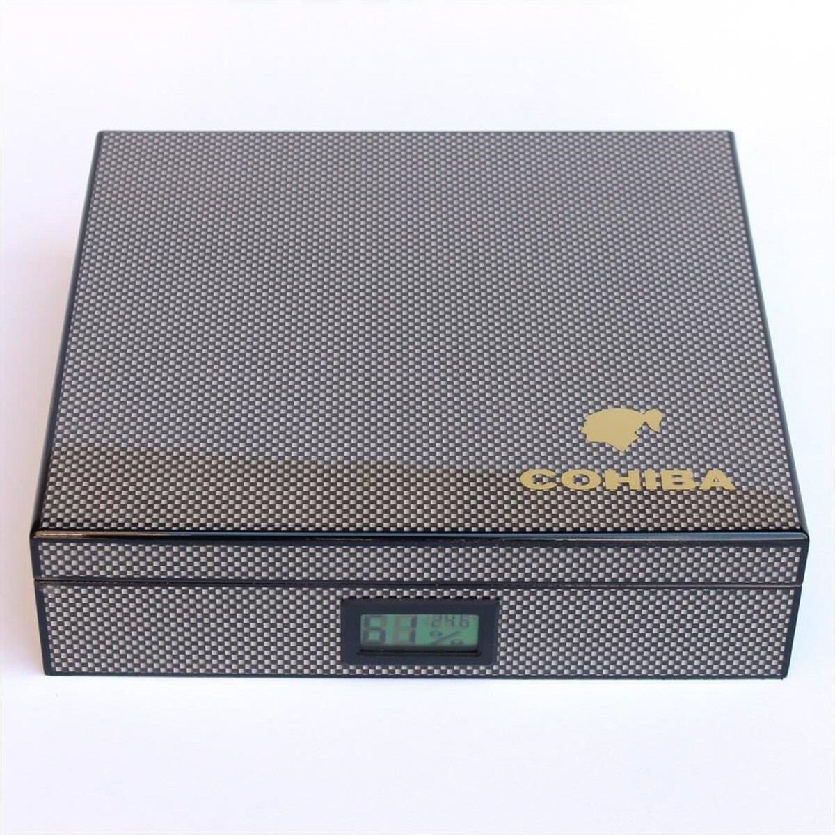 Cohiba Humidor / Puro Saklama Kutusu Gri