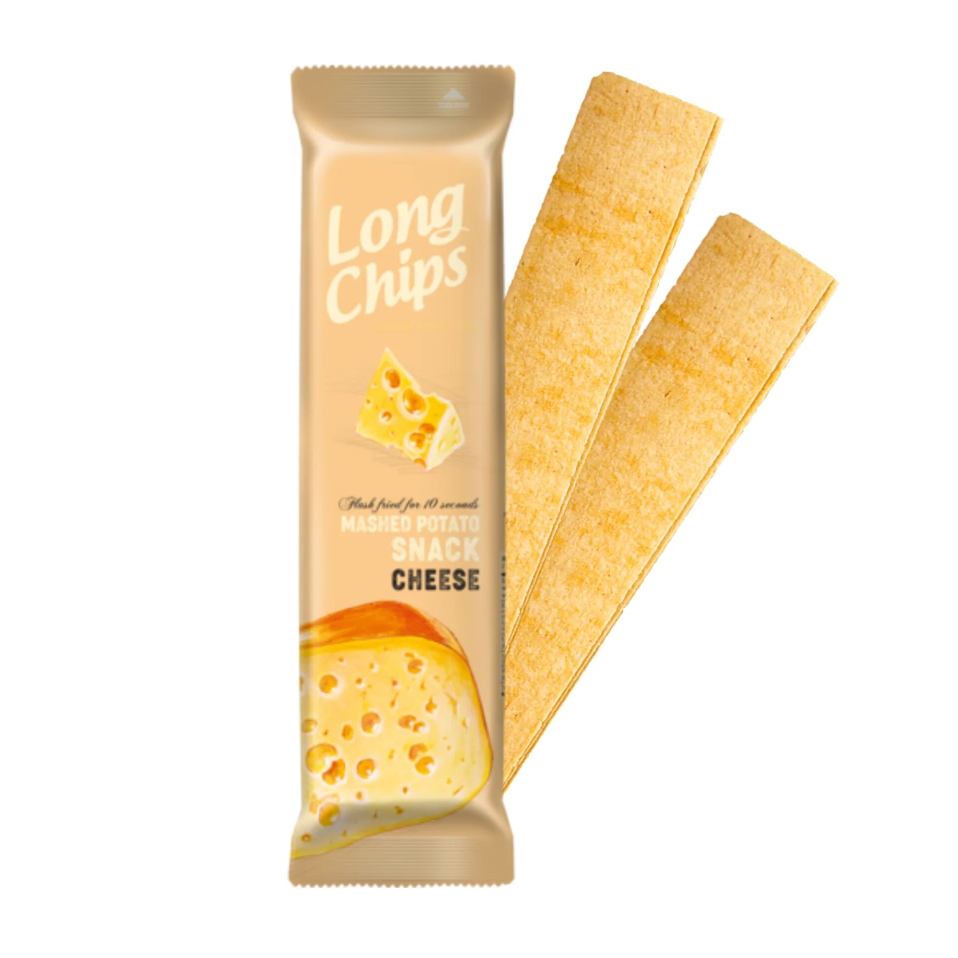 Long Chips Mashed Potato Snack Cheese Flavoured - Peynir Aromalı Patates Cipsi