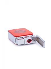 Parmida Puro Çakmağı Tek Torch Jet Alev - Kırmızı