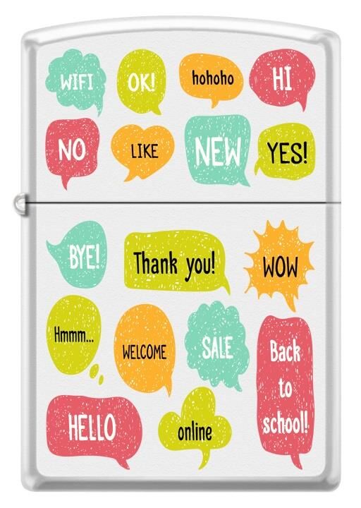 Zippo Thought Bubbles Çakmak