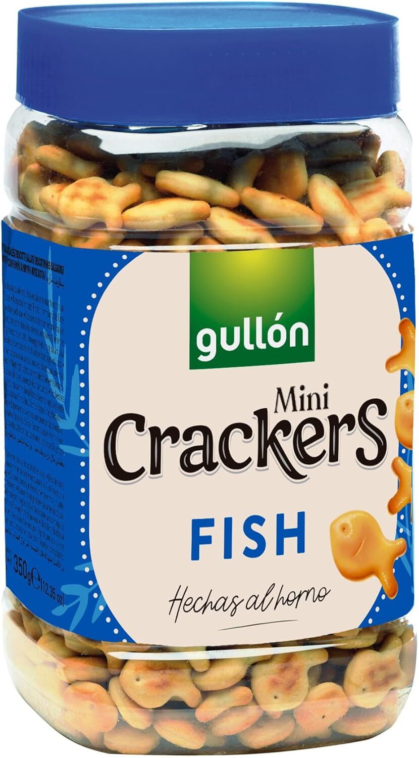 Gullon Mini Crackers Fish - Balık Kraker 350 gr