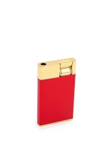 Parmida Puro Çakmağı Tek Torch Jet Alev - Kırmızı/Gold